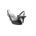 Bandolino Women's Renay Slingback Black Leather 8.