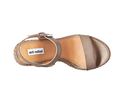 Not Rated Women's Roaring Ruby Wedge Sandal, Taupe