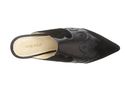 Nine West Women's Sadrah Leather Mule, Black, 7.5 