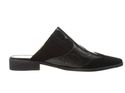 Nine West Women's Sadrah Leather Mule, Black, 7 M 