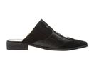 Nine West Women's Sadrah Leather Mule, Black, 7.5 