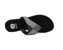 Yellow Box Sam Flip Flops Black (5.5 M, Black)