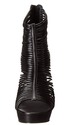 Steve Madden Women's Samii Platform ,Black Leather