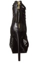 Steve Madden Women's Samii Platform ,Black Leather