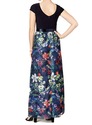 SLNY Women's Floral Embroidered Lace Maxi Dress SZ