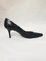 Stuart Weitzman Sonata Black Orinoco Croc Womens S
