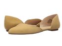 Nine West Women's Starship Nubuck Ballet Flat, Yel