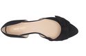 Nine West Women's Stefany Suede Ballet Flat, Black