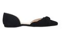 Nine West Women's Stefany Suede Ballet Flat, Black