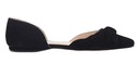 Nine West Women's Stefany Suede Ballet Flat, Black