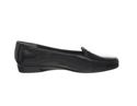 Aerosoles Women's Survival Flat,Black Leather,11 M