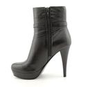 Marc Fisher Women's Teague Ankle Boot Black Leathe