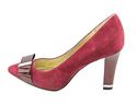 Anne Klein Women's Thrya Pump,Wine Suede,US 8 M