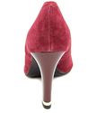 Anne Klein Women's Thrya Pump,Wine Suede,US 8 M