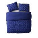 VCNY Home Madison Pintuck Queen Duvet Cover Set