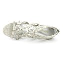 BCBGeneration Women's Viera Sandal (7.5, Silver / 