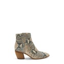 Vince Camuto Grasem Beige Snake Pointed Toe Wester