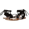 Steve Madden Women's Walkitt Flat Sandal, Black Su