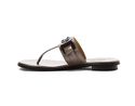 MICHAEL Michael Kors Women's Warren Thong Gunmetal