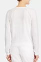 Lauren Ralph Lauren White Open Front Sweater, 2X