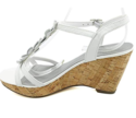 Bandolino Ninette Womens Size 11 White Sandals Lea