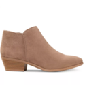 Style & Co. Womens Wileyy Fabric Almond Toe Ankle 