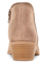 Style & Co. Womens Wileyy Fabric Almond Toe Ankle 