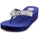 Yellow Box Sparrow Women Navy Sandals Sz 5.5M 