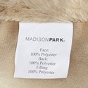 Madison Park Zuri Faux Fur Ombre Stripe Ultra Soft