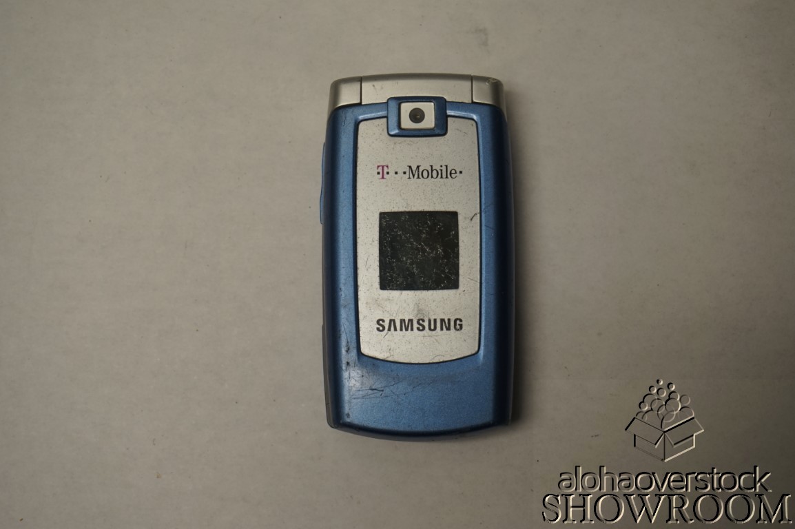 Used Untested Samsung T409 Blue Flip Phone For Parts Or Repairs Only Ebay