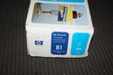 New Ugly Box Genuine OEM HP 81 DesignJet Cyan Dye 