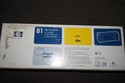 New Sealed Box Genuine OEM HP 81 DesignJet Yellow 