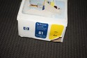 New Ugly Open Box Genuine OEM HP 81 DesignJet Yell