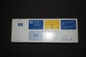 New Sealed Genuine OEM HP 81 DesignJet Yellow Dye 