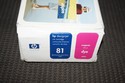 New Sealed Box Genuine OEM HP 81 DesignJet Magenta