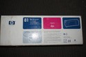 New Ugly Box Genuine OEM HP 81 DesignJet Magenta D