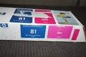 New Ugly Box Genuine OEM HP 81 DesignJet Magenta D