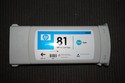 New Open Box Genuine OEM HP 81 DesignJet Cyan Dye 