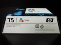 New Sealed Box Genuine OEM HP 75 Tri-Color InkJet 