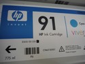 New Open Box Genuine OEM HP 91 C9467A Cyan Pigment