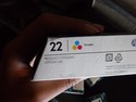 2 New Open Box Genuine OEM HP 22 Tri-Color InkJet 