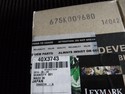 New Sealed Box Genuine OEM Lexmark 40X3743 Black D