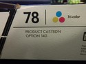 New Open Box Genuine OEM HP 78 Tri-Color InkJet C6