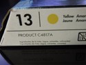 New Sealed Box Genuine OEM HP 13 C4817A Yellow Ink