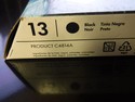 New Sealed Box Genuine OEM HP 13 Black Inkjet Cart