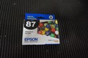 New Sealed Box Genuine OEM Epson 87 Matte Black In