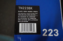 New Sealed Box Genuine OEM Brother TN223BK Black T