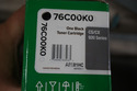 New Open Box Genuine OEM Lexmark 76C00K0 Black Ton