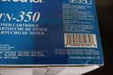 New Sealed Box Genuine OEM Brother TN-350 Black To