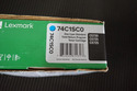 New Sealed Genuine OEM Lexmark 74C1SC0 Cyan Laser 